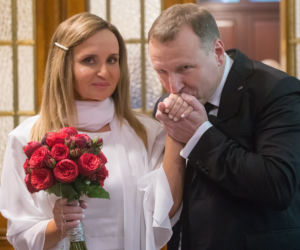 Państwo Kurscy już po ślubie