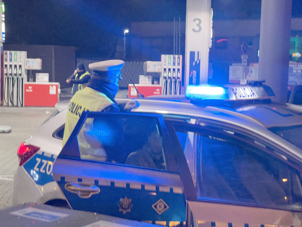 Pijany po rozwodzie podjechał po benzynę