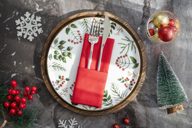 Serwetka kieszonka na sztucće