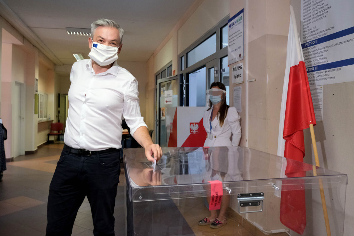 Wybory 2020. Robert Biedroń zagłosował