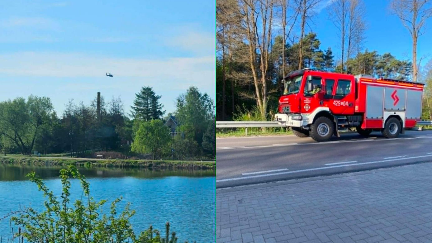 Pożar w woj. lubelskin