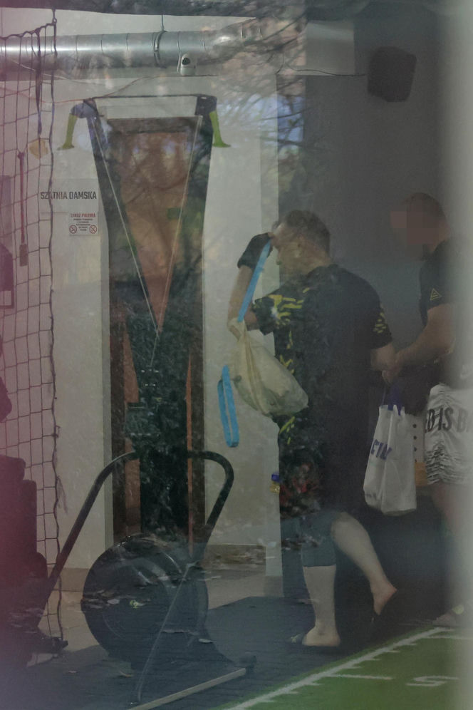 Bartosz Żukowski na siłowni