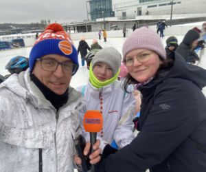 Lodowisko w Centrum Rekreacyjno-Sportowym Ukiel