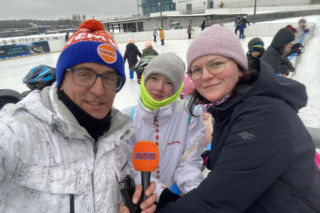 Lodowisko w Centrum Rekreacyjno-Sportowym Ukiel