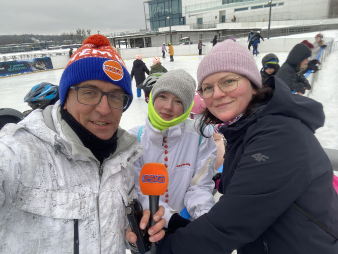 Lodowisko w Centrum Rekreacyjno-Sportowym Ukiel