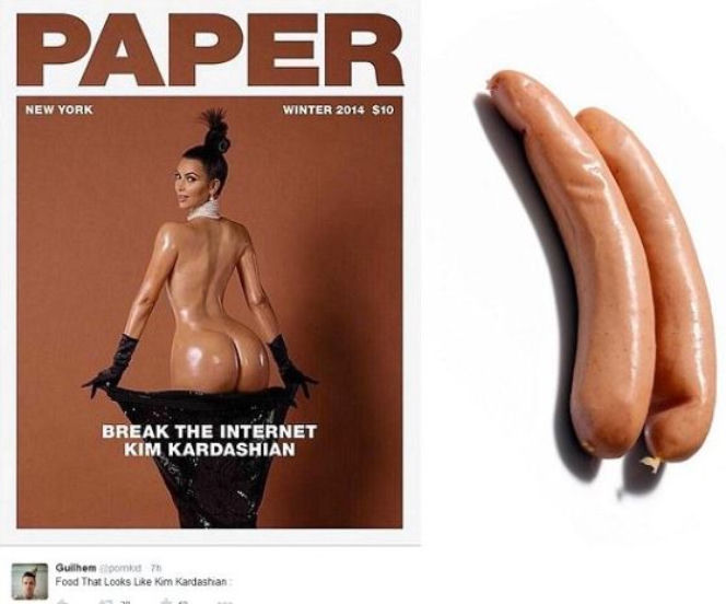 internet śmieje się z okładki z kim kardashian.