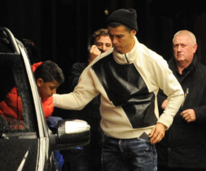 Cristiano Ronaldo z rodziną w Londynie