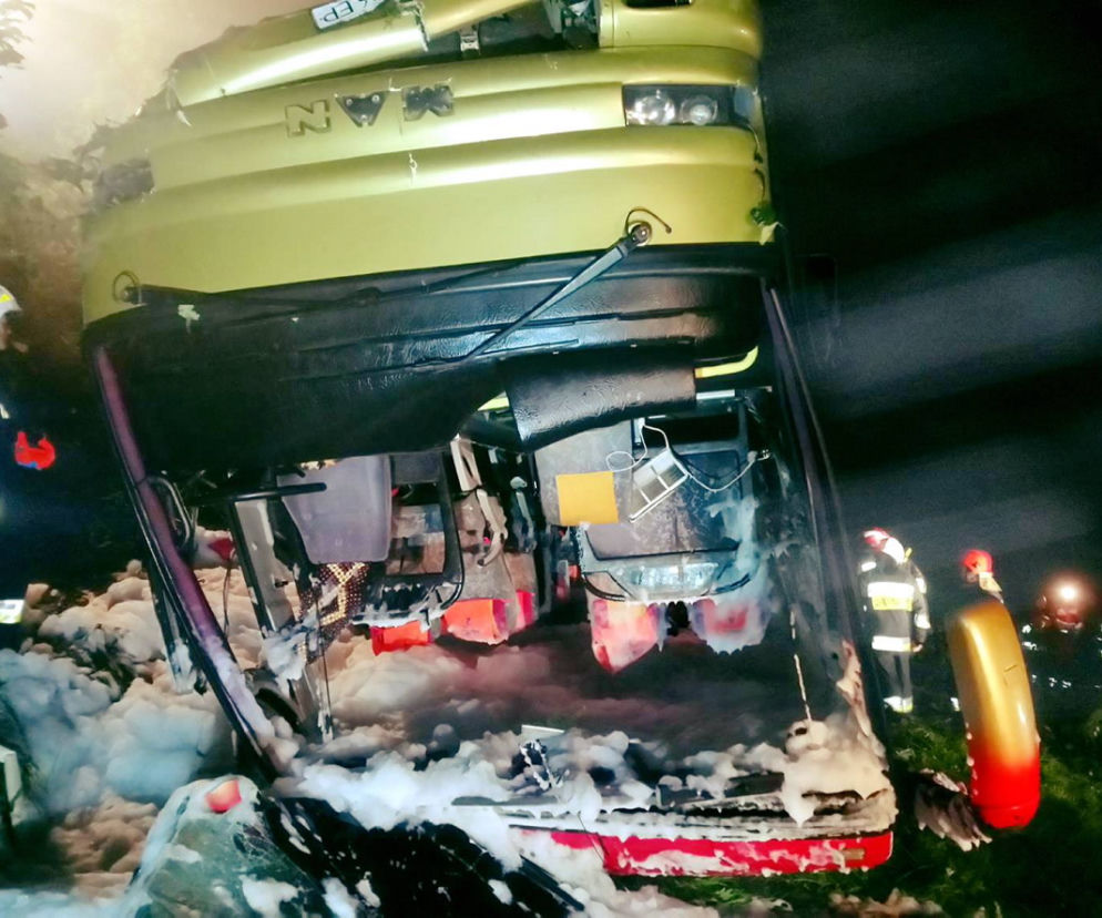 Tragiczny wypadek ukraińskiego autobusu w Leszczawie Dolnej