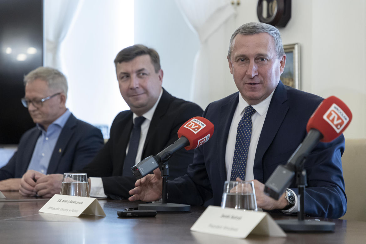Podpisanie w sprawie utworzenia Konsulatu Generalnego Ukrainy we Wrocławiu