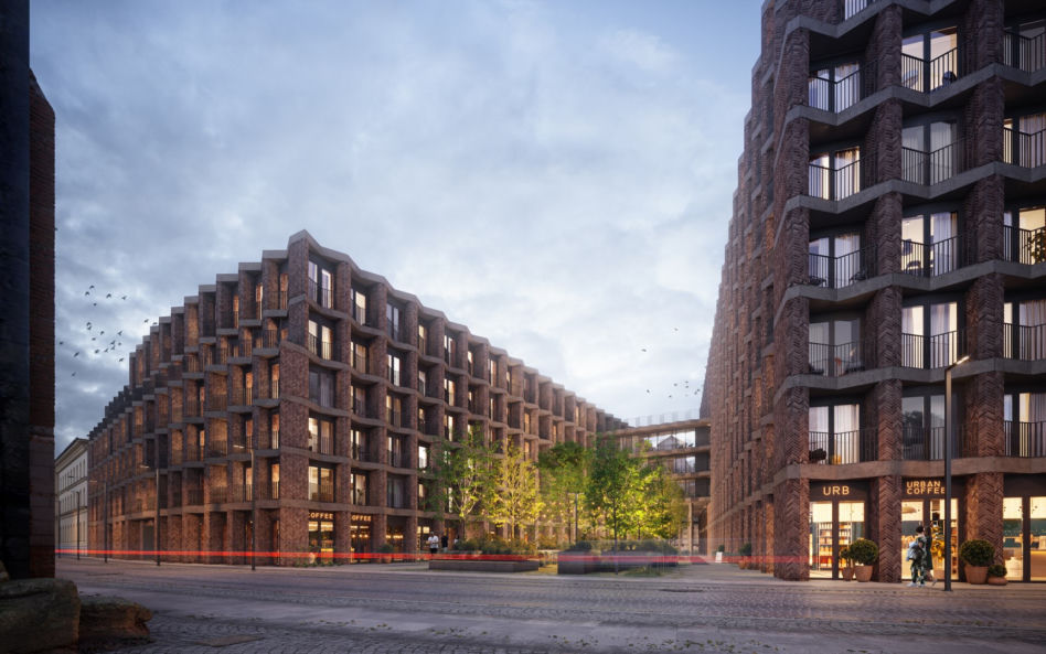 Apartamentowiec Bernardyńska we Wrocławiu od Maćków Pracownia Projektowa [NOWE WIZUALIZACJE]