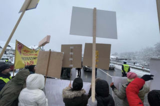 Mieszkańcy wyszli na ulice i zablokowali zakopiankę. Wszystko przez budowę drogi S7