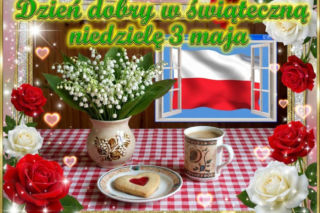 kartka na dzień dobry 3 maja