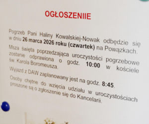 Halina Kowalska - kulisy pogrzebu