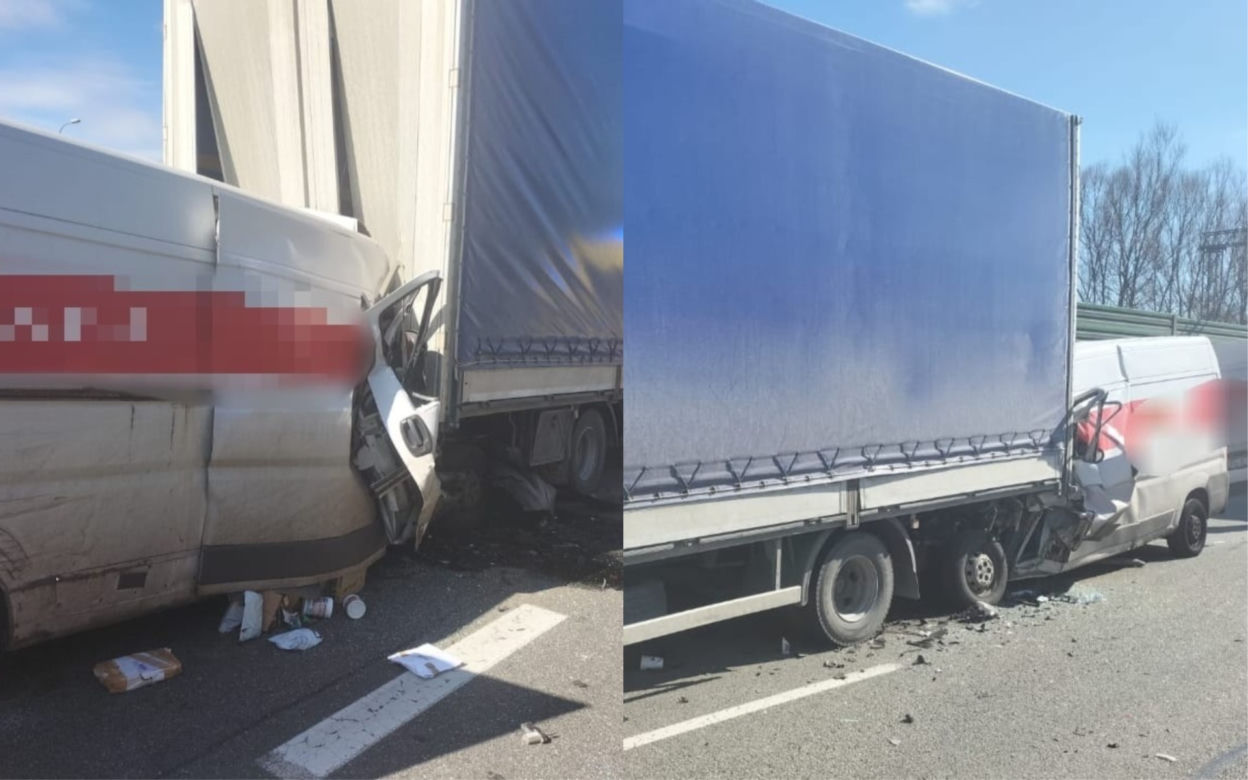 Koszmarny wypadek na obwodnicy Trójmiasta. Kobieta zginęła w busie Poczty Polskiej