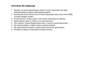Matura 2026 j. polski rozszerzony (PR): ARKUSZ CKE