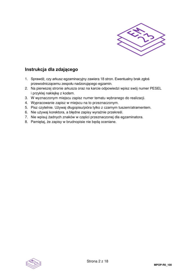 Matura 2026 j. polski rozszerzony (PR): ARKUSZ CKE