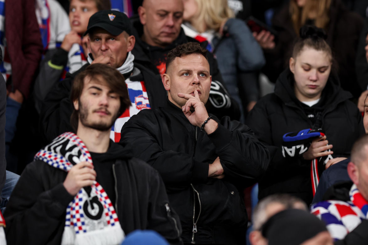 Górnik Zabrze - Legia Warszawa: Zdjęcia kibiców i zawodników z hitu 13. kolejki PKO BP Ekstraklasy