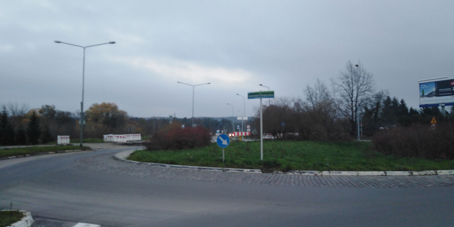 Ulica Szafera w przeddzień rozpoczęcia przebudowy