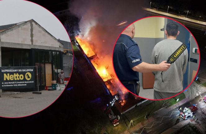 Spalił sklep jedną zapalniczką. Zrównali pogorzelisko z ziemią, trwa odbudowa. Prokuratura ujawnia nowe fakty