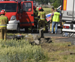Wypadek w Elżbietowie. Zginęły dwie rodziny 