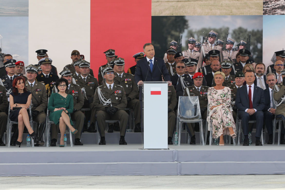 Oficjalne uroczystości na pl. Piłsudskiego