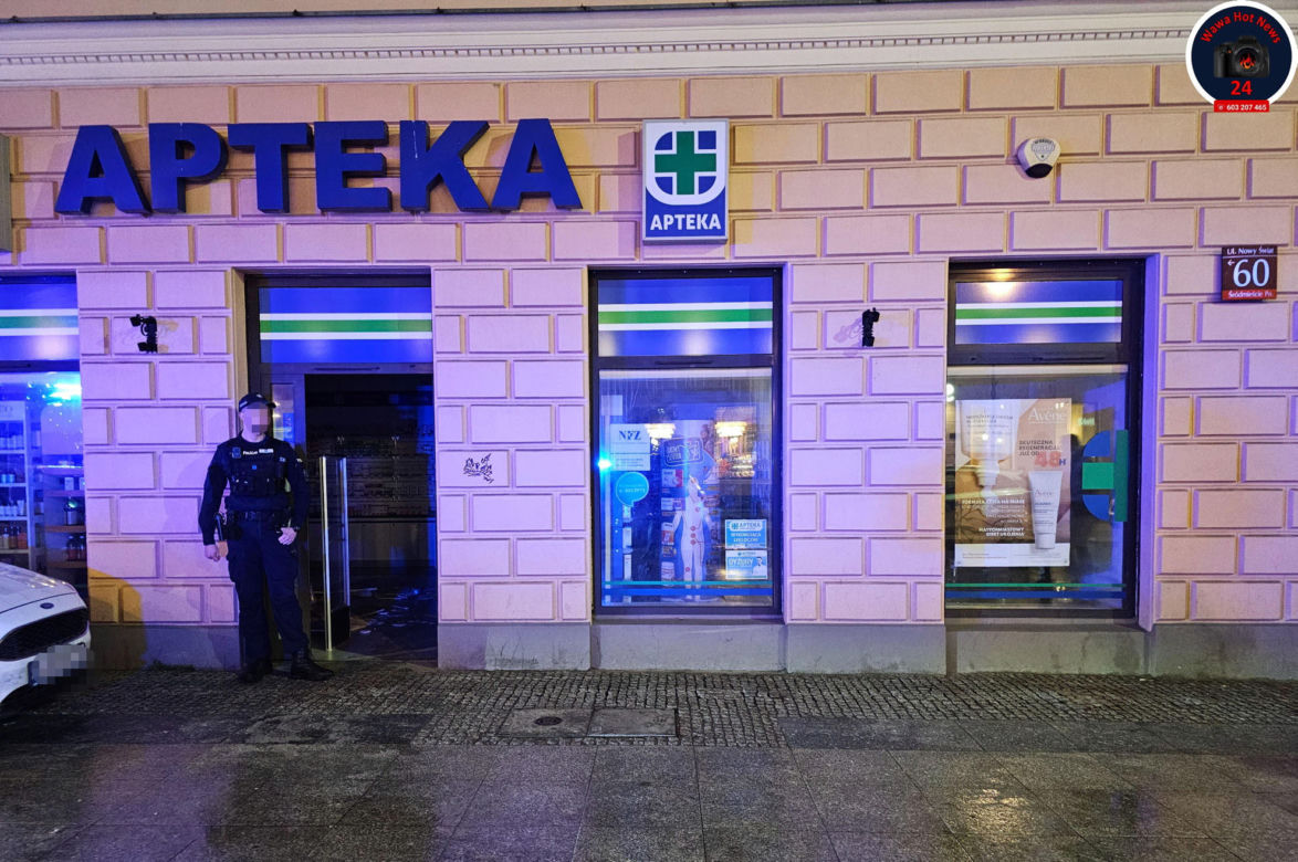 Warszawa. Pożar apteki na Nowym Świecie! Na miejscu pracowały trzy zastępy gaśnicze