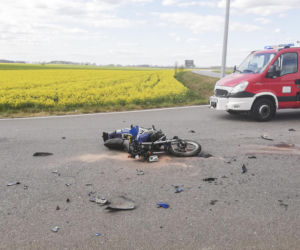 Śmiertelny wypadek motocyklisty pod Brzegiem