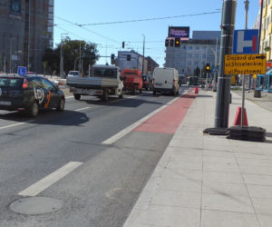 Pierwsze pasy dla rowerów zostały już wymalowane