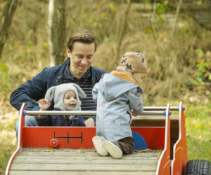 Bosak szaleje z synami. Ale miał frajdę