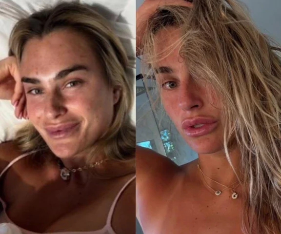 Rozpalająca zmysły Aryna Sabalenka na zdjęciach w łóżku. Lizak dodaje pikanterii