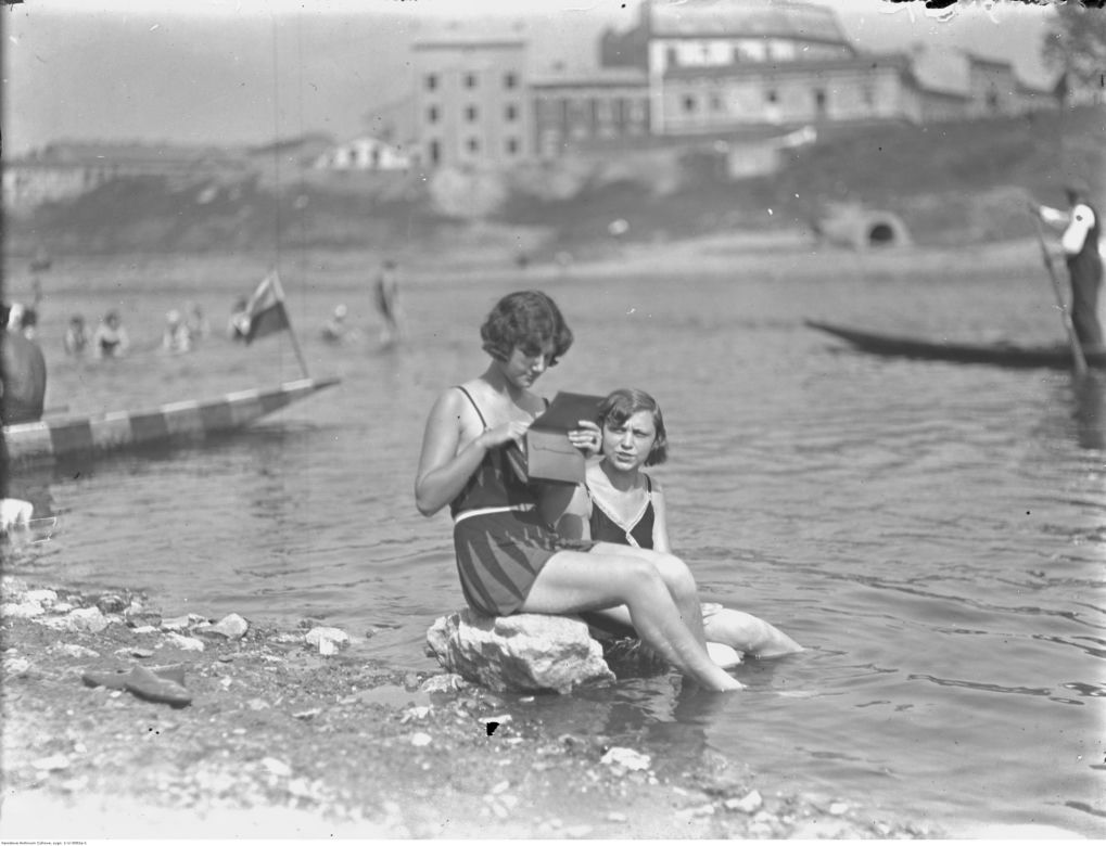 Plaża nad Wisłą w Krakowie