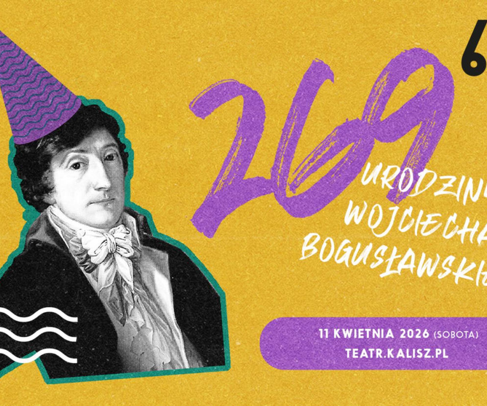 Kalisz. 269. urodziny Wojciecha Bogusławskiego. Teatr zaprasza do wspólnego świętowania