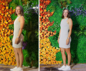Iga Świątek na Players Party