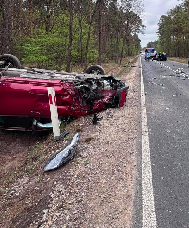 Wypadek na DK-76 w powiecie garwolińskim