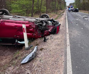 Wypadek na DK-76 w powiecie garwolińskim