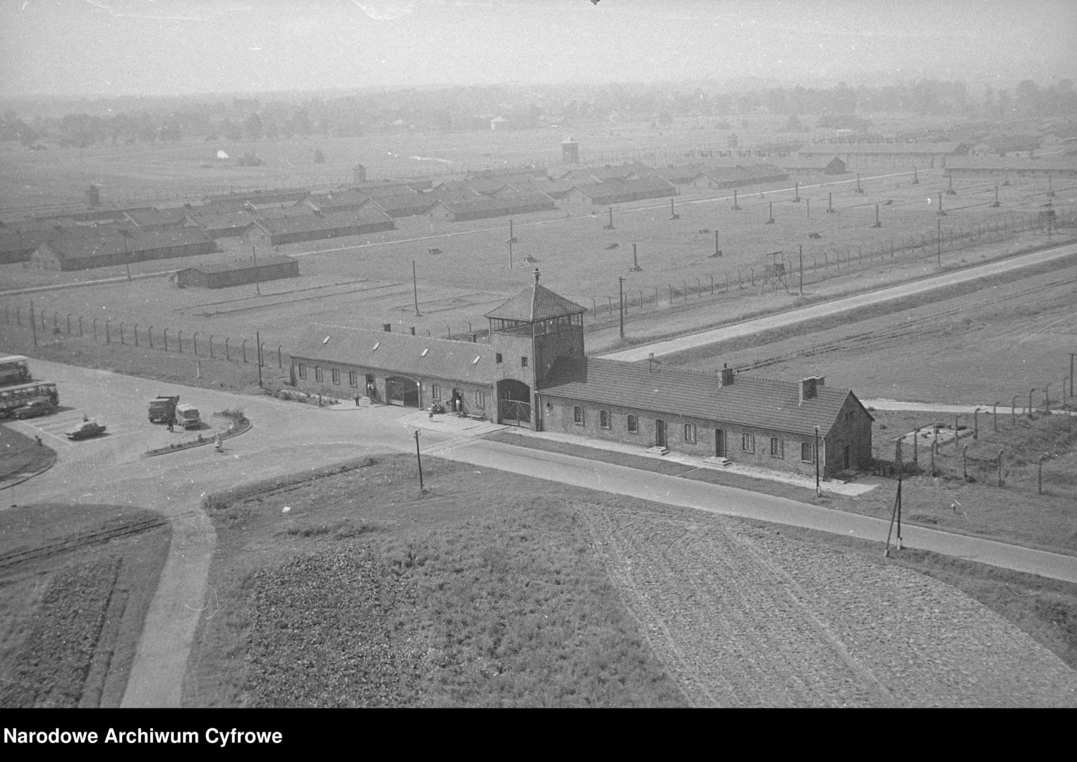 Zabudowania obozu Auschwitz