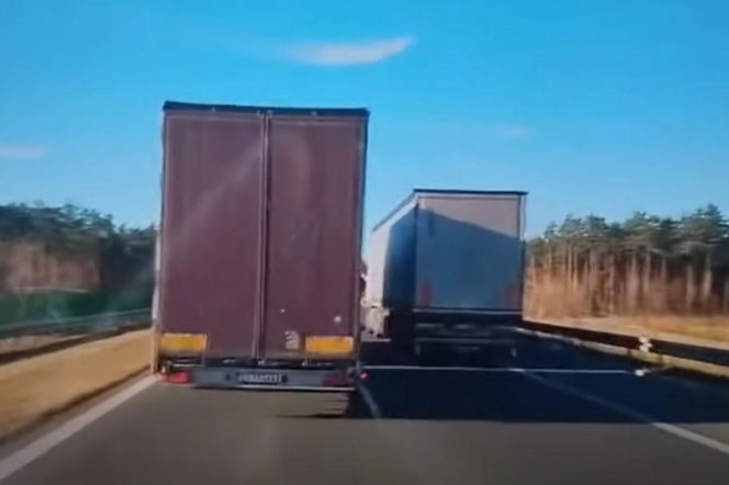 Kierowcy ciężarówek ukarani. Za wyprzedzanie na S5 koło Leszna