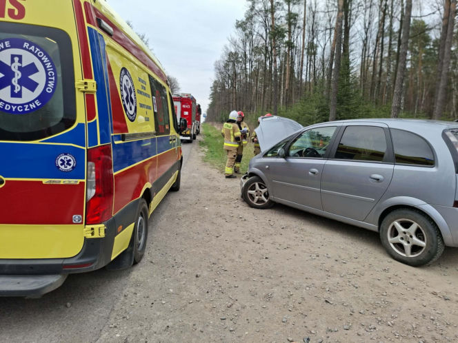Wypadek na drodze Starachowice - Lubienia
