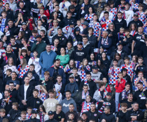 Zdjęcia kibiców i zawodników z derbów Górnego Śląska
