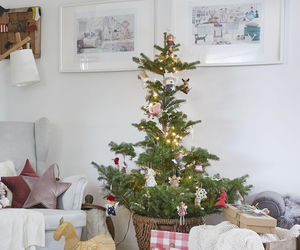 Świąteczne choinki w stylu rustykalnym