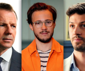 Barwy szczęścia odc. 3287. Bruno (Lesław Żurek),  Justin (Jasper Sołtysiewicz), Kajtek (Jakub Dmochowski)