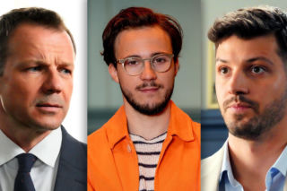 Barwy szczęścia odc. 3287. Bruno (Lesław Żurek),  Justin (Jasper Sołtysiewicz), Kajtek (Jakub Dmochowski)