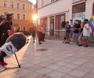 Tak protestowali mieszkańcy Tarnowa! Wsparcie dla telewizji TVN