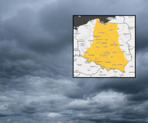 Warszawa na żółto. To będzie niespokojny poniedziałek, IMGW wydał ostrzeżenie
