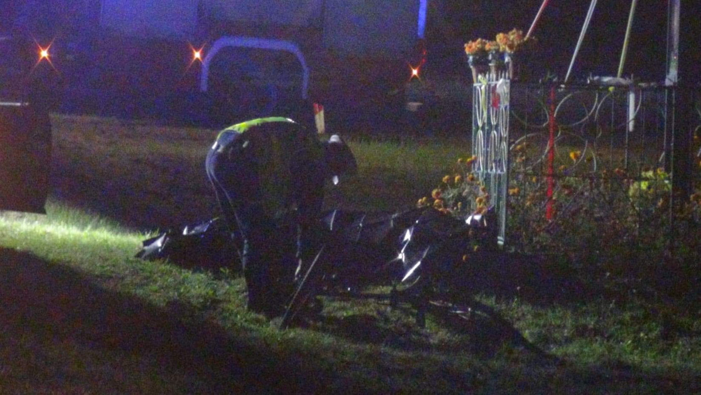 Gorzewnica. Śmiertelne potrącenie rowerzysty przez samochód osobowy. Reanimacja nie przyniosła skutku