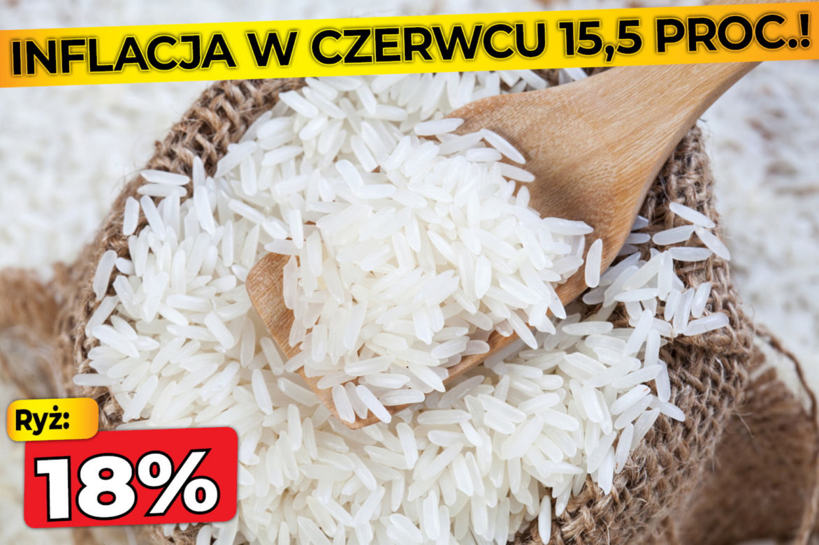 GUS: Wzrost inflacji w czerwcu do 15,5 proc.!
