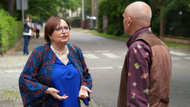 Barwy szczęścia odc. 3288. Irenka (Krystyna Tkacz), Tolek Koszyk (Marek Siudym)