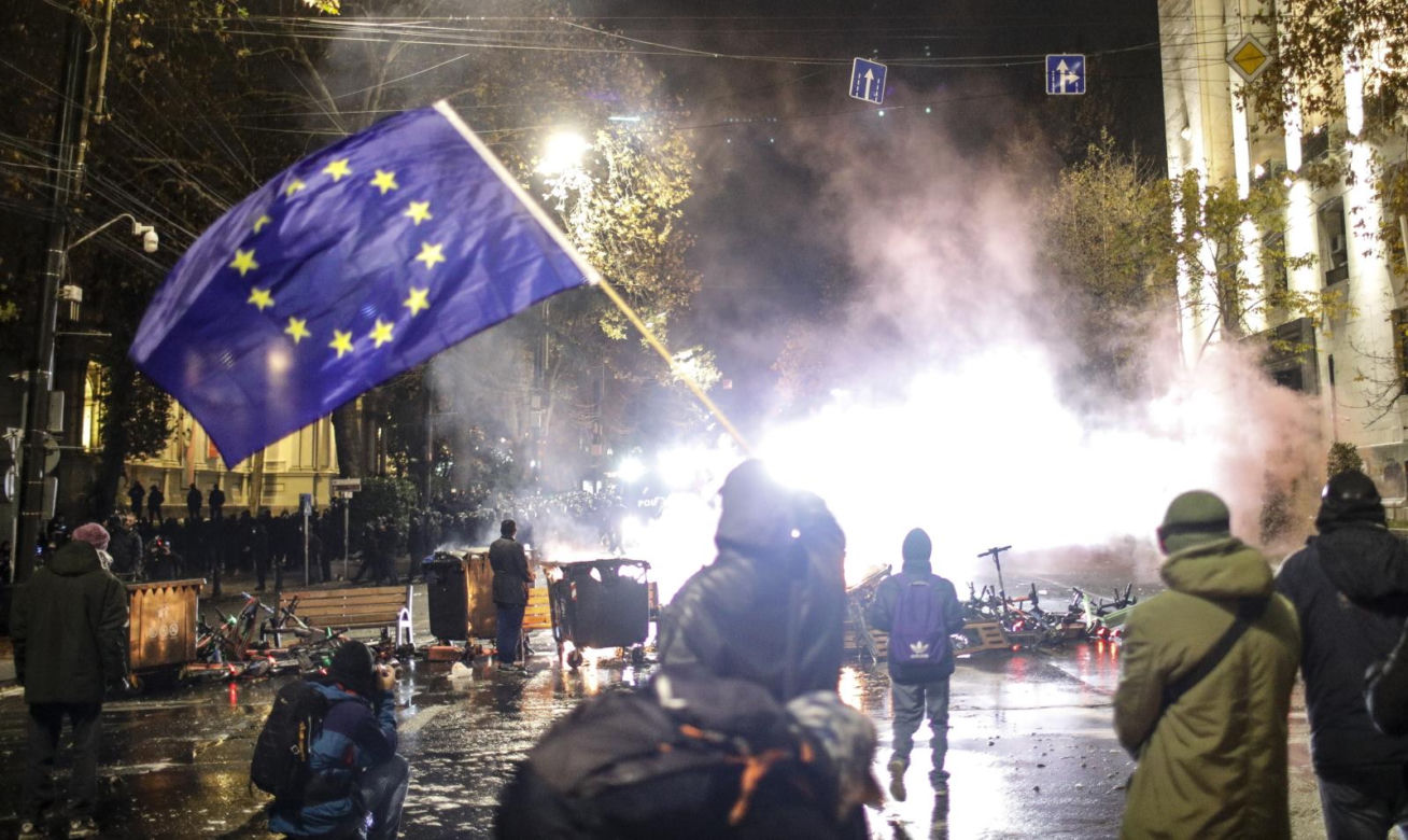 Protesty w Gruzji 