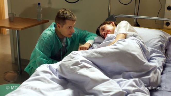 M jak miłość. Janka Jane Buford (Joanna Osyda), Paweł Zduński (Rafał Mroczek)