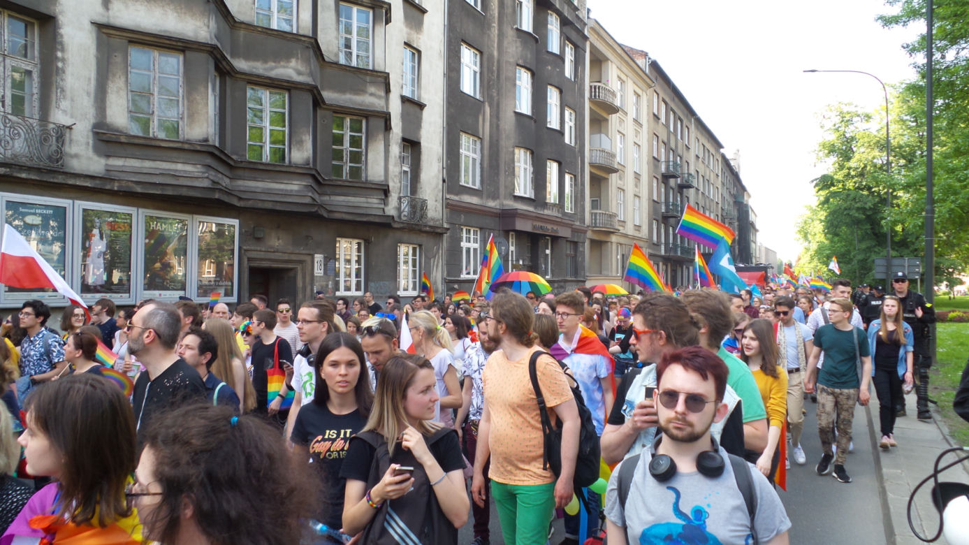Wielki Marsz Równości przeszedł 18.05.2019 przez Kraków
